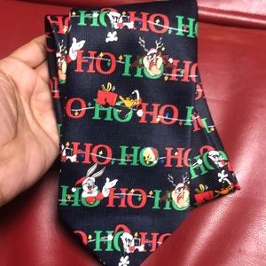 Vtg -1998 Warner Bro’s. Looney Tunes Christmas Tie